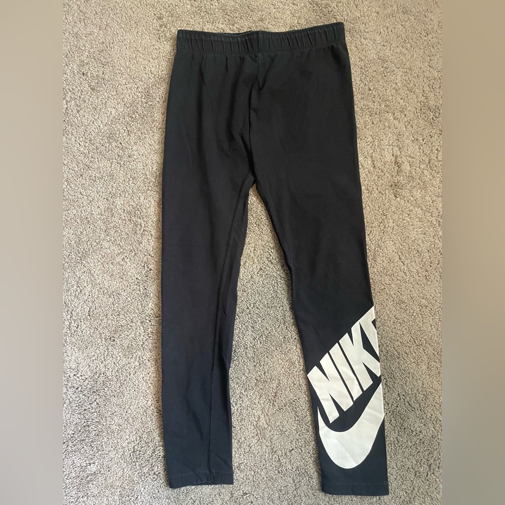 Nike Juniors Black Leggings